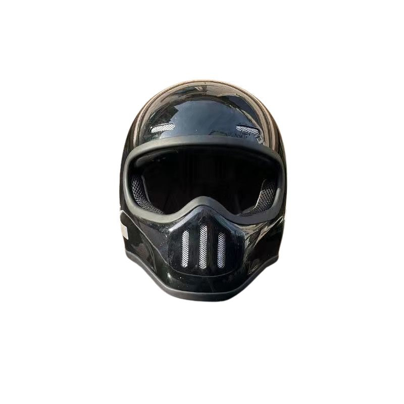 Premium Full Face Motorcycle Helmet – Retro Tokyo Style, Fiberglass, Clear Visor, Japan TT Design, Casco Moto for Men & Women, Lightweight, Comfortable, Stylish