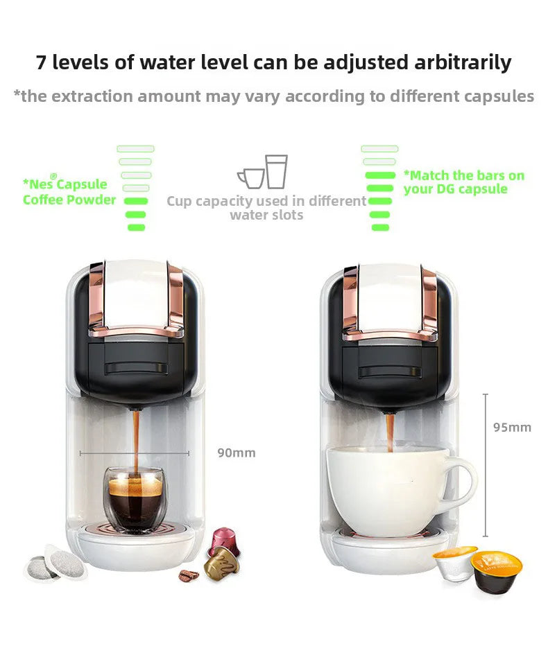 Premium Fully Automatic Italian Coffee Machine – 19 Bar Multi-System Espresso Maker for Home and Office