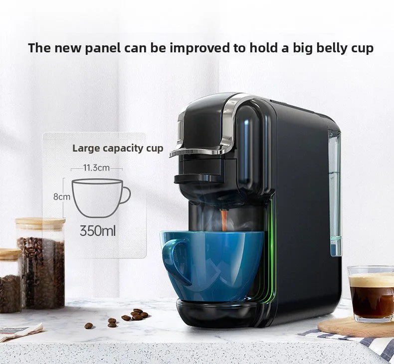 Premium Fully Automatic Italian Coffee Machine – 19 Bar Multi-System Espresso Maker for Home and Office