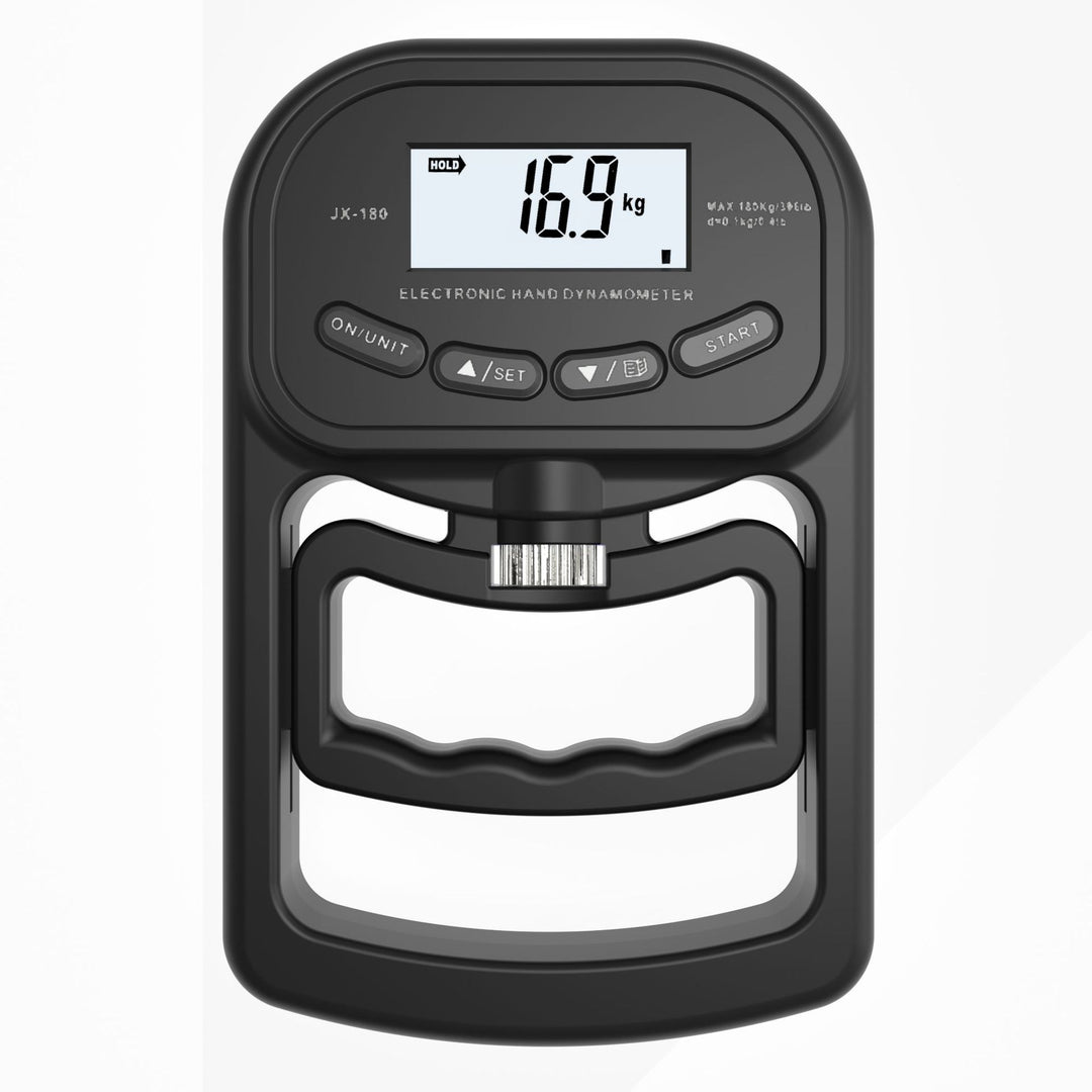 Premium Grip Strength Tester – 265Lbs/120Kg Digital Hand Dynamometer with LCD Screen, USB Rechargeable, Accurate Power Meter for Sports & Power Training