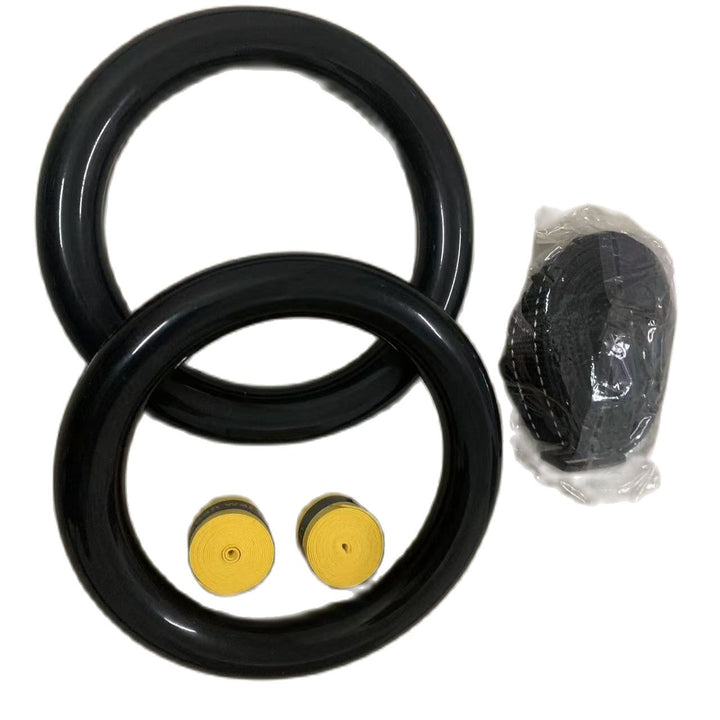 Premium Gymnastic Rings – 1000lbs Capacity, Adjustable Buckle Straps, Non-Slip Rings for Pull Up and Home Fitness, Durable PP and Nylon Material