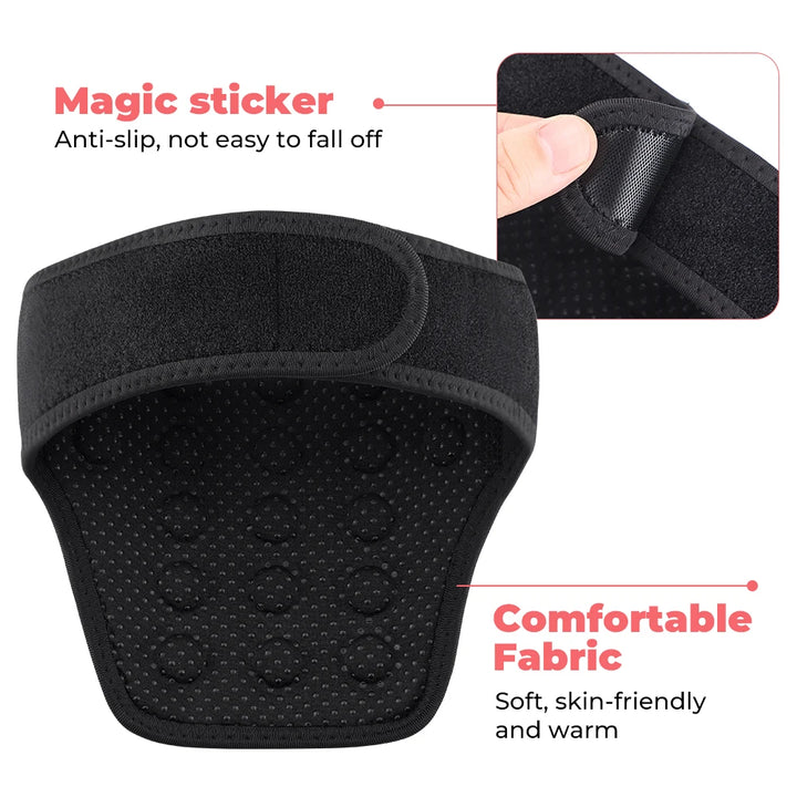 Premium Heating Neck Protector – Magnetic Hot Compress Neck Support Sleeve with Adjustable Wrap