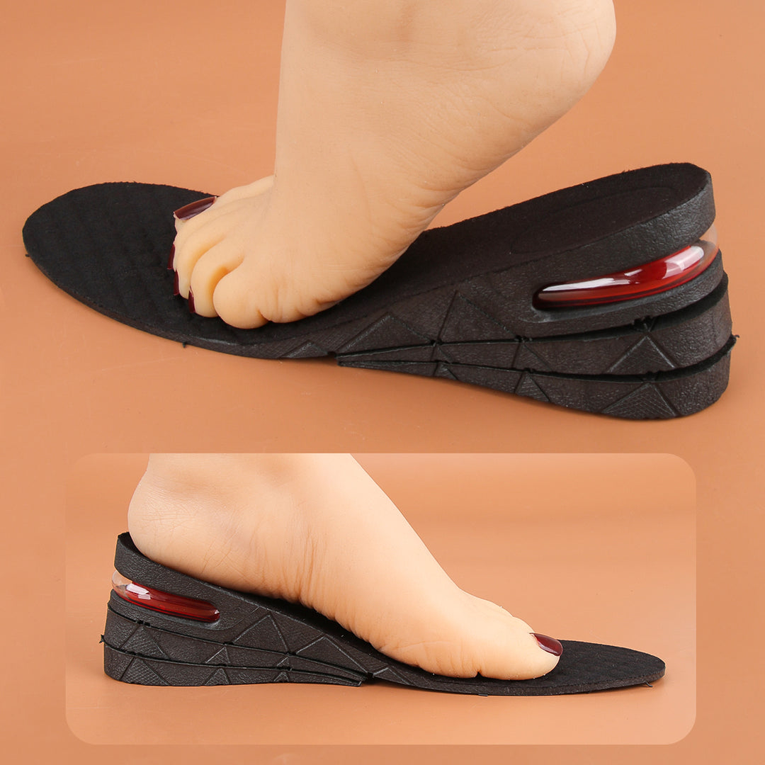 Premium Height Increase Insoles - Air Cushion Elevator Inserts for Men & Women, Adjustable 3-9cm Lift Kits for Comfort and Support, Shock Absorbent, Fits EUR 225-270