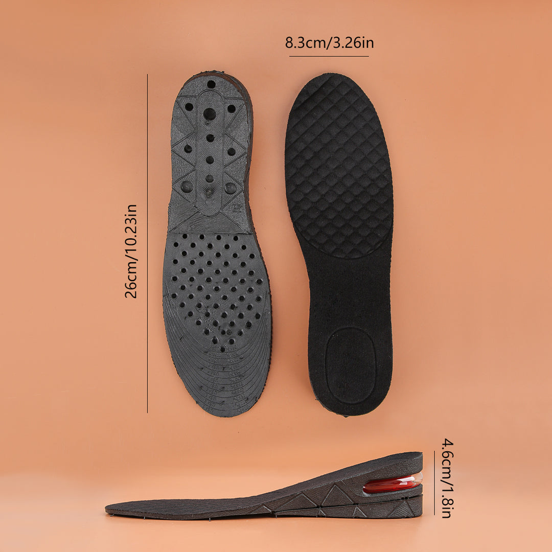Premium Height Increase Insoles - Air Cushion Elevator Inserts for Men & Women, Adjustable 3-9cm Lift Kits for Comfort and Support, Shock Absorbent, Fits EUR 225-270