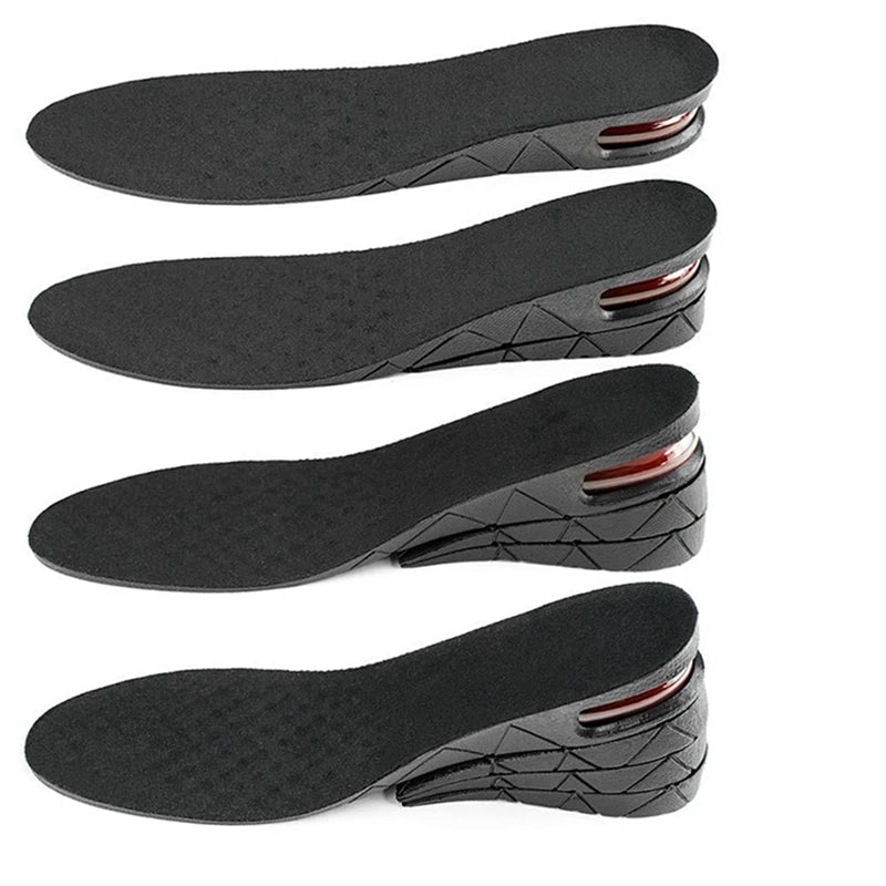 Premium Height Increase Insoles - Air Cushion Elevator Inserts for Men & Women, Adjustable 3-9cm Lift Kits for Comfort and Support, Shock Absorbent, Fits EUR 225-270