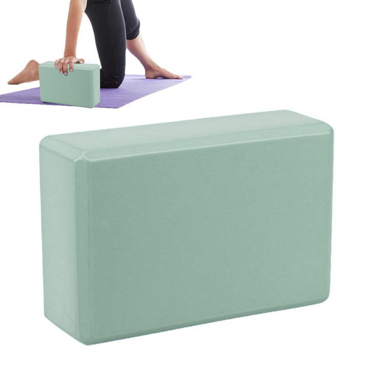 Premium High-Density Yoga Block – Non-Slip, Eco-Friendly EVA Foam – Lightweight & Durable – Supports Proper Posture & Stability – Ideal for Yoga Practice, Stretching, and Fitness – 23x15x7.6cm