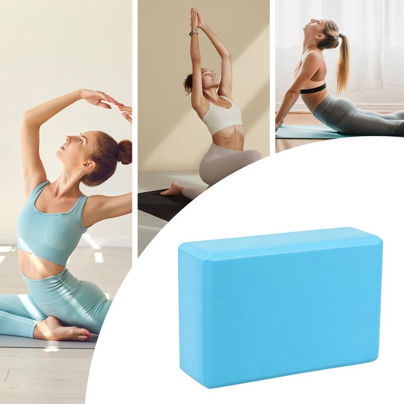 Premium High-Density Yoga Block – Non-Slip, Eco-Friendly EVA Foam – Lightweight & Durable – Supports Proper Posture & Stability – Ideal for Yoga Practice, Stretching, and Fitness – 23x15x7.6cm