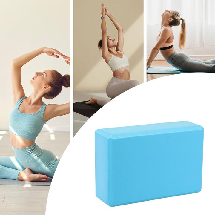 Premium High-Density Yoga Block – Non-Slip, Eco-Friendly EVA Foam – Lightweight & Durable – Supports Proper Posture & Stability – Ideal for Yoga Practice, Stretching, and Fitness – 23x15x7.6cm
