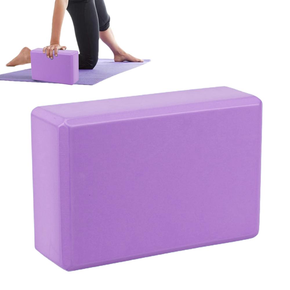 Premium High-Density Yoga Block – Non-Slip, Eco-Friendly EVA Foam – Lightweight & Durable – Supports Proper Posture & Stability – Ideal for Yoga Practice, Stretching, and Fitness – 23x15x7.6cm