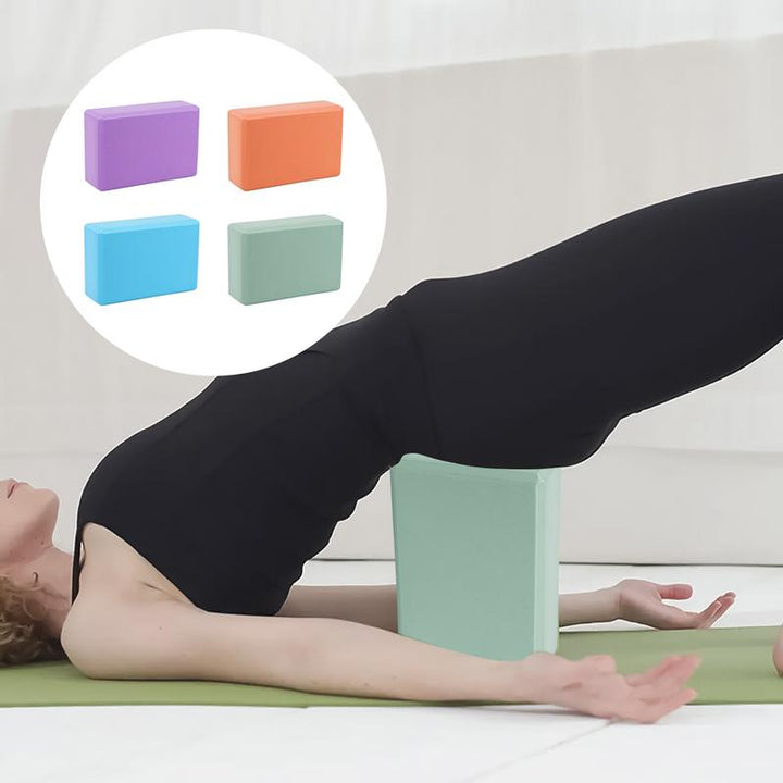 Premium High-Density Yoga Block – Non-Slip, Eco-Friendly EVA Foam – Lightweight & Durable – Supports Proper Posture & Stability – Ideal for Yoga Practice, Stretching, and Fitness – 23x15x7.6cm