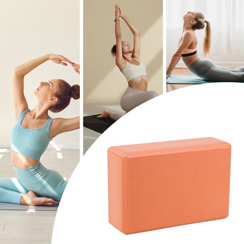 Premium High-Density Yoga Block – Non-Slip, Eco-Friendly EVA Foam – Lightweight & Durable – Supports Proper Posture & Stability – Ideal for Yoga Practice, Stretching, and Fitness – 23x15x7.6cm
