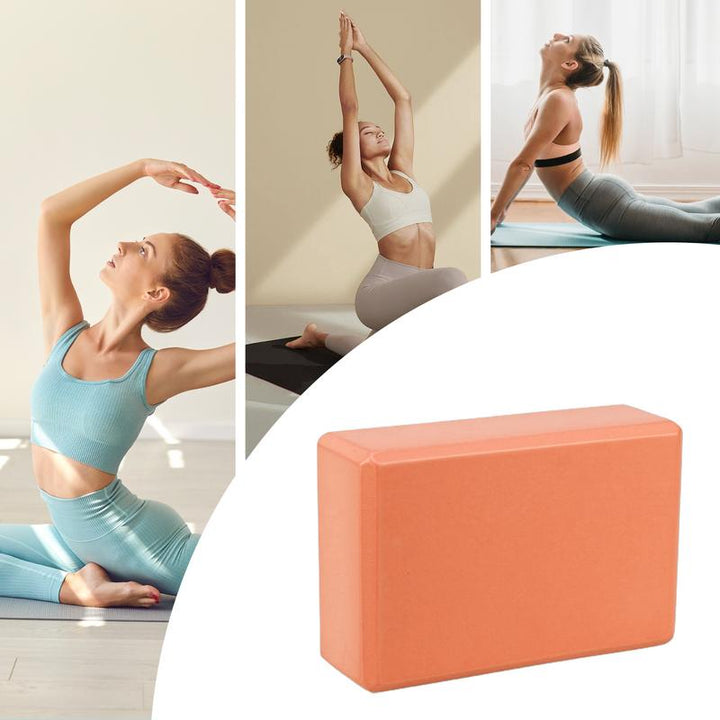 Premium High-Density Yoga Block – Non-Slip, Eco-Friendly EVA Foam – Lightweight & Durable – Supports Proper Posture & Stability – Ideal for Yoga Practice, Stretching, and Fitness – 23x15x7.6cm