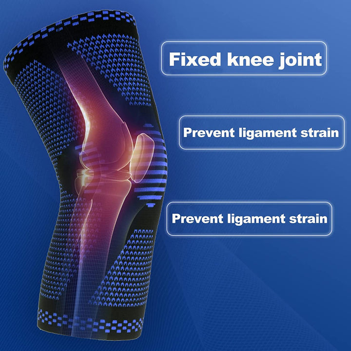 Premium Hinged Knee Brace for Pain Relief & Support, Copper Stabilizers for ACL, Meniscus Tear, Arthritis, Adjustable Open Patella Design, Doctor Recommended, 6 Sizes Available