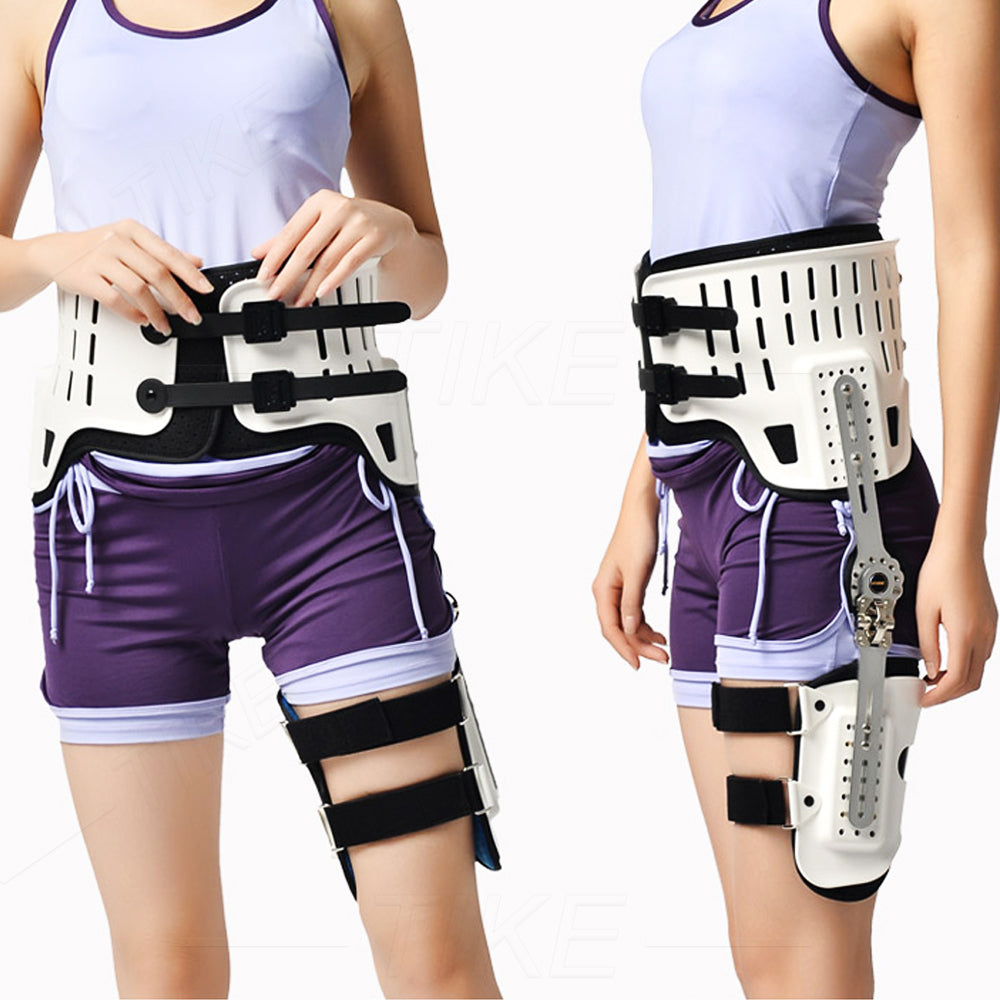 Premium Hip Abduction Orthosis Brace for Sciatica Pain Relief, Adjustable Hip Stabilizer Support for Groin, Hamstring, and Thigh Injury Recovery, Ideal for Post-Surgery, Hip Joint Protection, and Arthritis Comfort