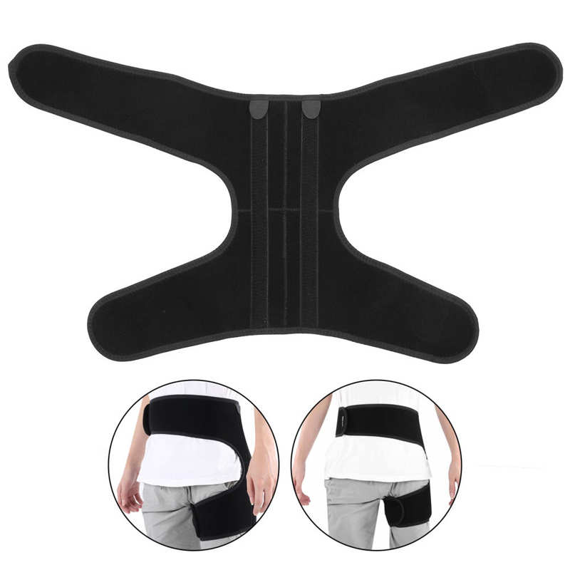 Premium Hip Abduction Orthosis Brace for Sciatica Pain Relief, Adjustable Hip Stabilizer Support for Groin, Hamstring, and Thigh Injury Recovery, Ideal for Post-Surgery, Hip Joint Protection, and Arthritis Comfort