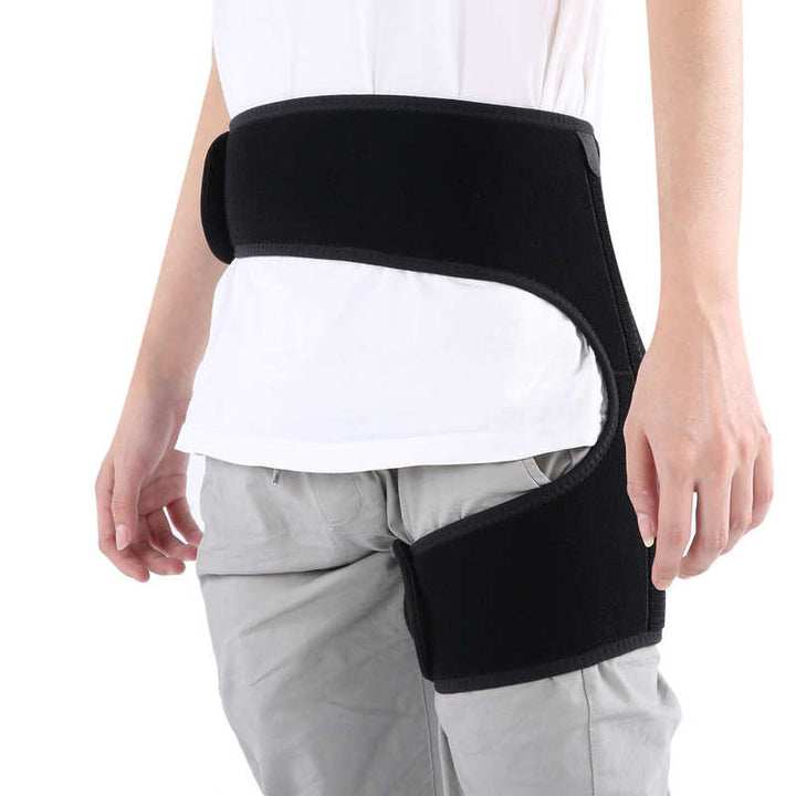 Premium Hip Abduction Orthosis Brace for Sciatica Pain Relief, Adjustable Hip Stabilizer Support for Groin, Hamstring, and Thigh Injury Recovery, Ideal for Post-Surgery, Hip Joint Protection, and Arthritis Comfort
