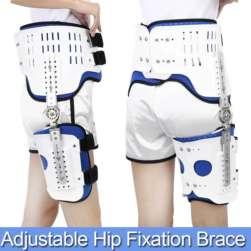Premium Hip Abduction Orthosis Brace for Sciatica Pain Relief, Adjustable Hip Stabilizer Support for Groin, Hamstring, and Thigh Injury Recovery, Ideal for Post-Surgery, Hip Joint Protection, and Arthritis Comfort