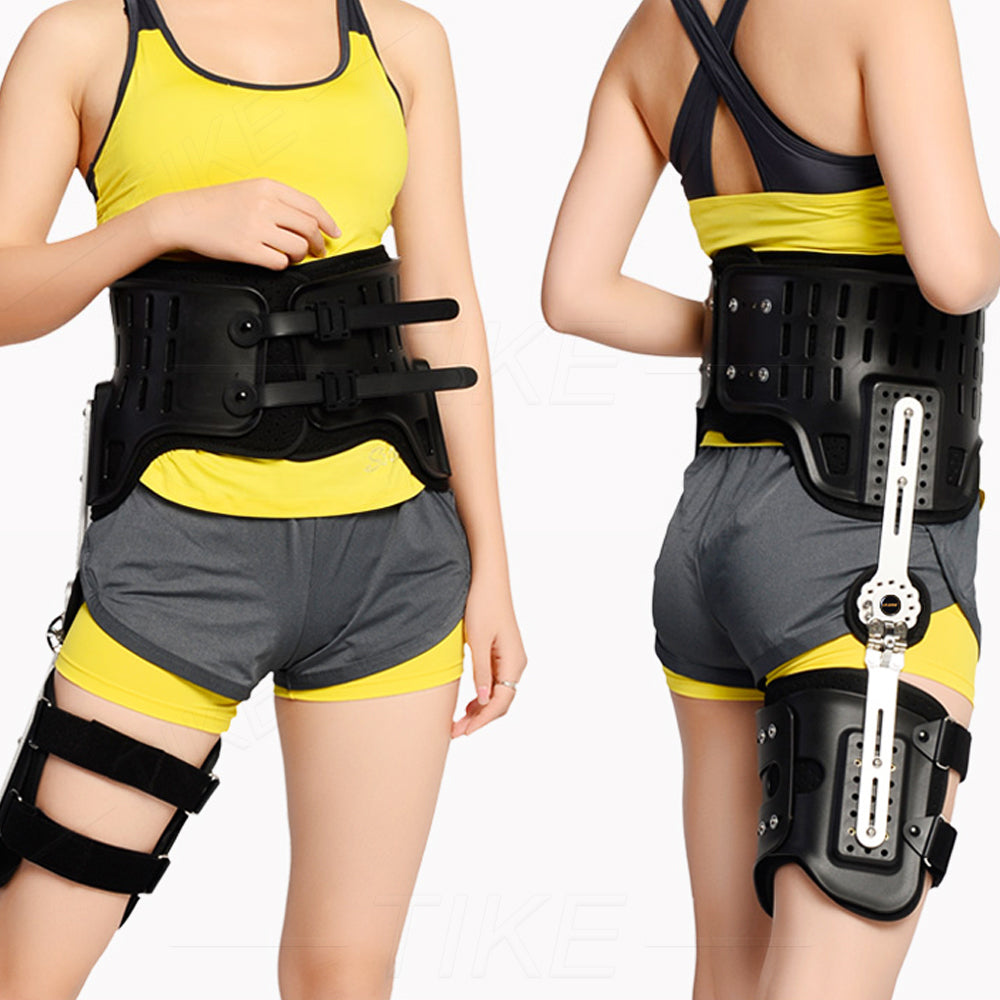 Premium Hip Abduction Orthosis Brace for Sciatica Pain Relief, Adjustable Hip Stabilizer Support for Groin, Hamstring, and Thigh Injury Recovery, Ideal for Post-Surgery, Hip Joint Protection, and Arthritis Comfort