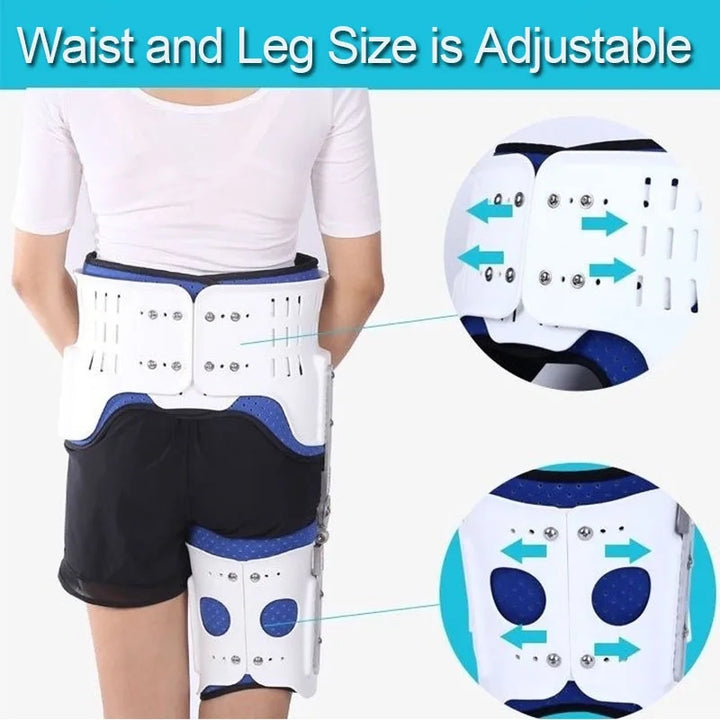 Premium Hip Stabiliser Support Brace for Sciatic Nerve Pain Relief | Adjustable Hip Abduction Orthosis | Soft & Comfortable Fixation for Hip Injuries & Post-operative Recovery