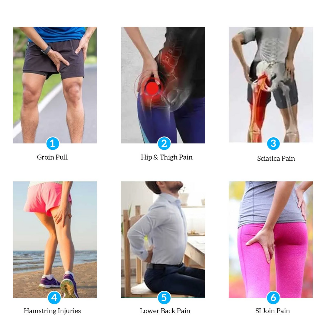 Premium Hip Stabiliser Support Brace for Sciatic Nerve Pain Relief | Adjustable Hip Abduction Orthosis | Soft & Comfortable Fixation for Hip Injuries & Post-operative Recovery