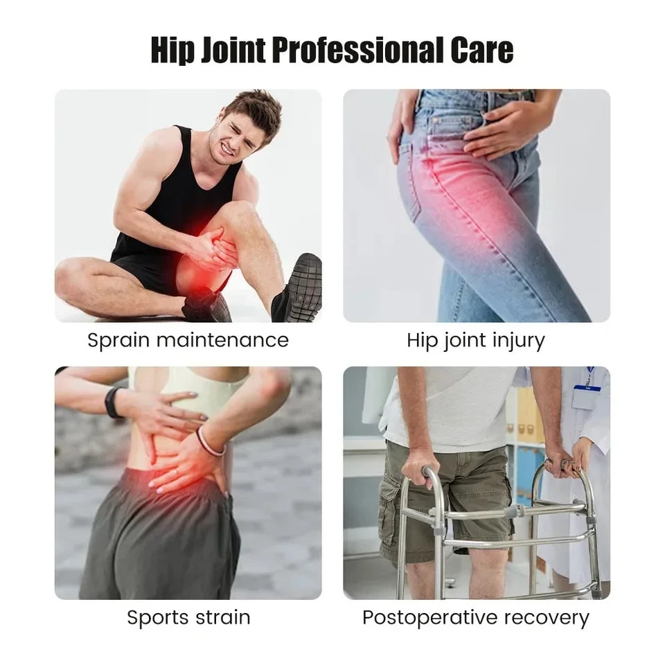 Premium Hip Stabiliser Support Brace for Sciatic Nerve Pain Relief | Adjustable Hip Abduction Orthosis | Soft & Comfortable Fixation for Hip Injuries & Post-operative Recovery