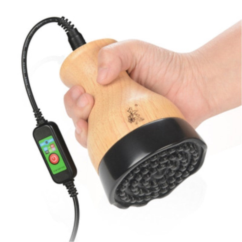 Premium Hot Stone Electric Gua Sha Massager – Back and Waist Massage Tool for Relaxing Muscles, Body Warm Moxibustion Therapy Spa with Bian Stone, Acupuncture, and Collateral Dredging