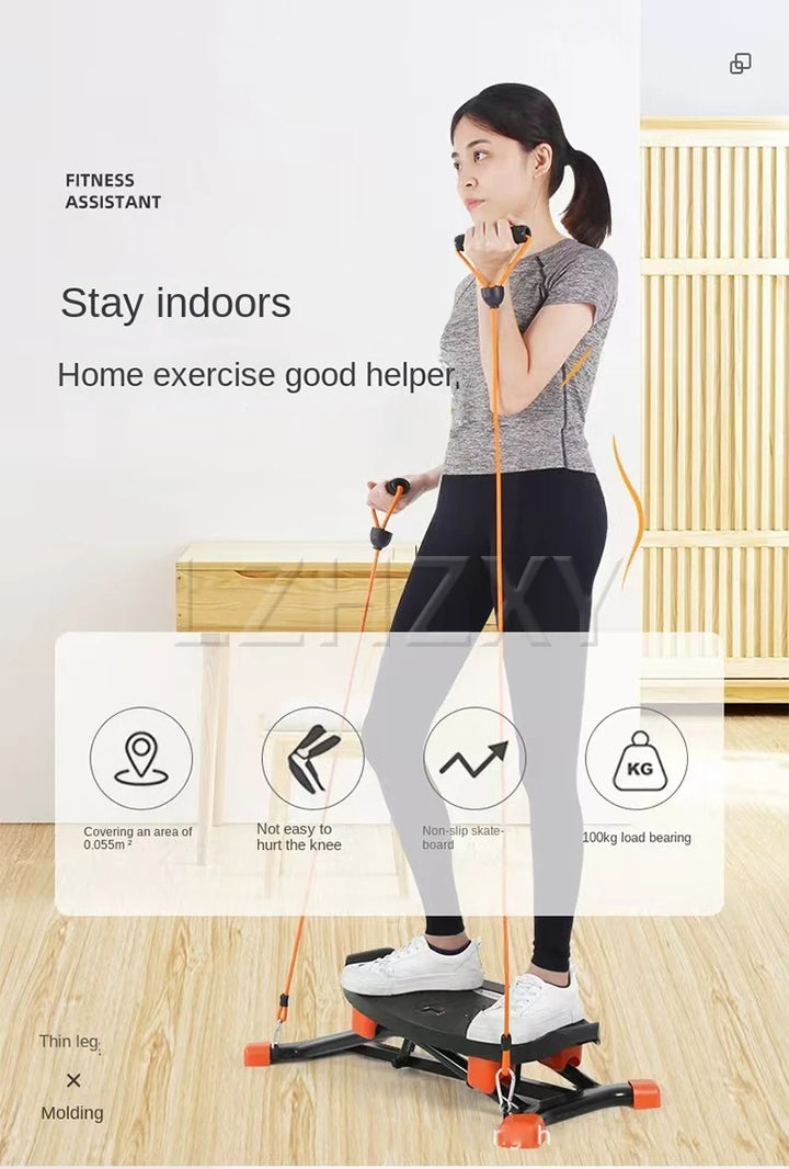 Premium Indoor Ski Training Machine – Swinging Slide Fitness Trainer for Strength and Cardio Exercise at Home