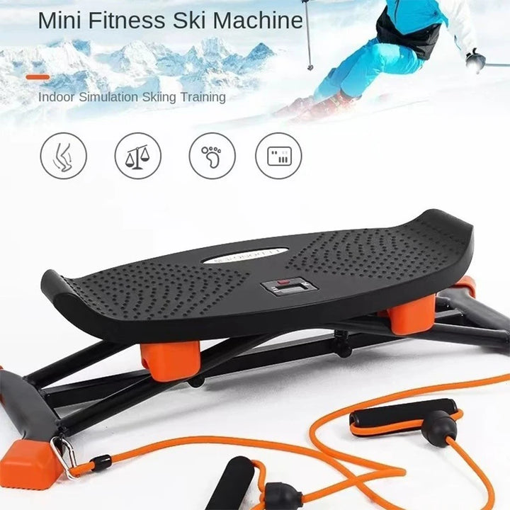 Premium Indoor Ski Training Machine – Swinging Slide Fitness Trainer for Strength and Cardio Exercise at Home