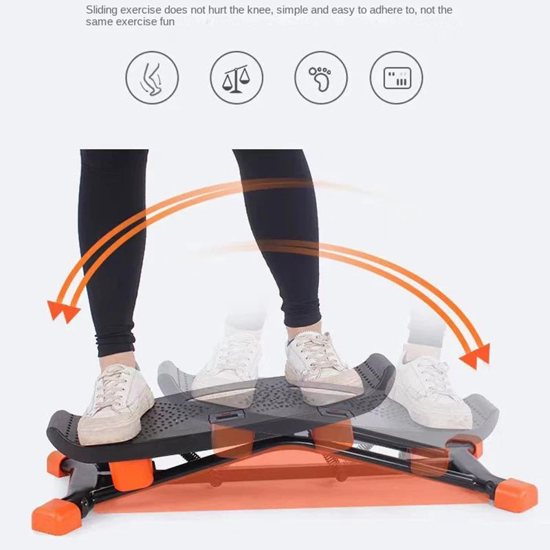 Premium Indoor Ski Training Machine – Swinging Slide Fitness Trainer for Strength and Cardio Exercise at Home