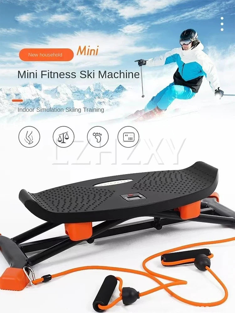 Premium Indoor Ski Training Machine – Swinging Slide Fitness Trainer for Strength and Cardio Exercise at Home