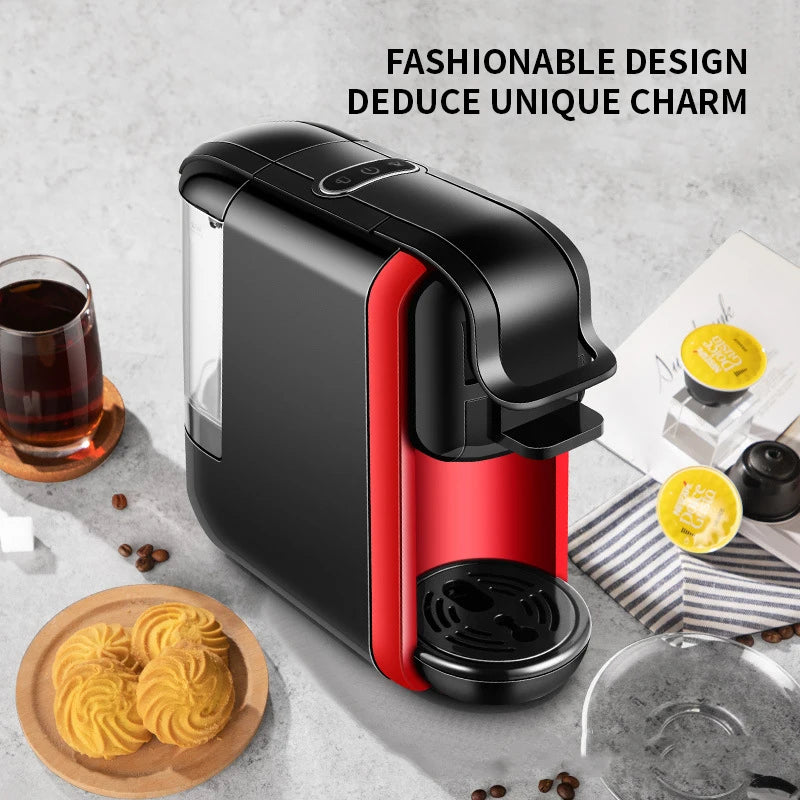 Premium Italian Capsule Coffee Machine – Compact All-in-One Drip and Americano Maker for Home and Office
