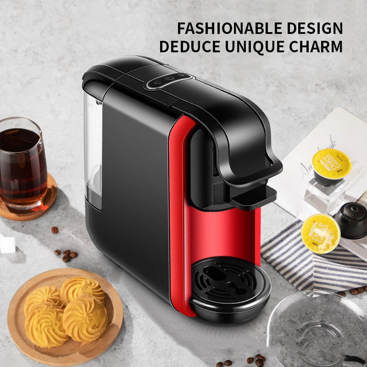 Premium Italian Capsule Coffee Machine – Compact All-in-One Drip and Americano Maker for Home and Office