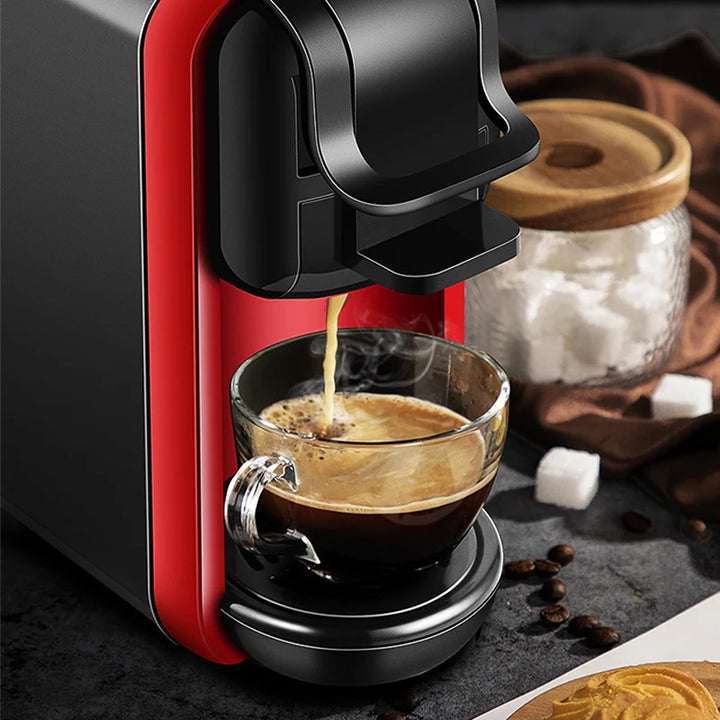 Premium Italian Capsule Coffee Machine – Compact All-in-One Drip and Americano Maker for Home and Office