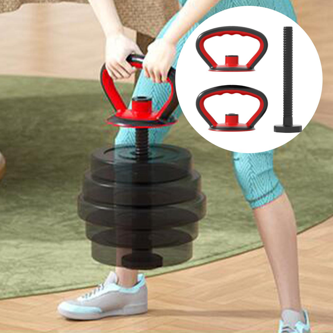 Premium Kettlebell Handle Grip – Adjustable Dumbbell Bar for Sports Training, Push-ups, Squats, and Full Body Workouts – Portable, Lightweight Gym Accessory for Men & Women