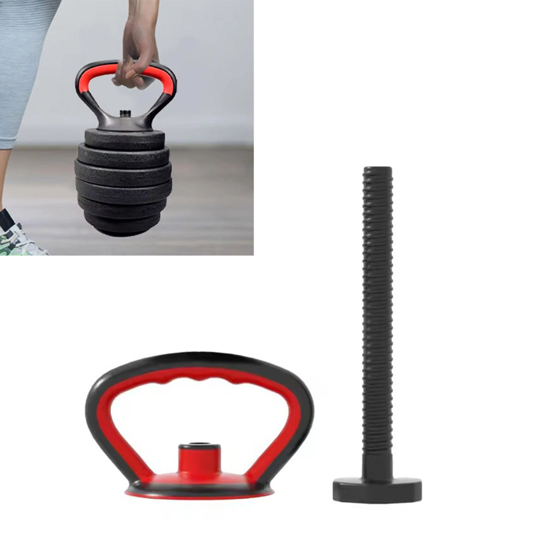Premium Kettlebell Handle Grip – Adjustable Dumbbell Bar for Sports Training, Push-ups, Squats, and Full Body Workouts – Portable, Lightweight Gym Accessory for Men & Women