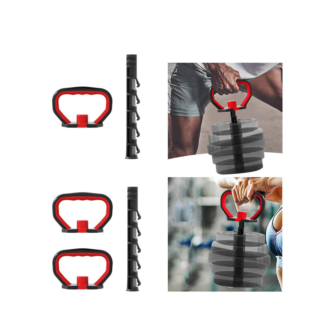 Premium Kettlebell Handle Grip – Adjustable Dumbbell Bar for Sports Training, Push-ups, Squats, and Full Body Workouts – Portable, Lightweight Gym Accessory for Men & Women