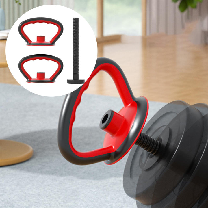 Premium Kettlebell Handle Grip – Adjustable Dumbbell Bar for Sports Training, Push-ups, Squats, and Full Body Workouts – Portable, Lightweight Gym Accessory for Men & Women