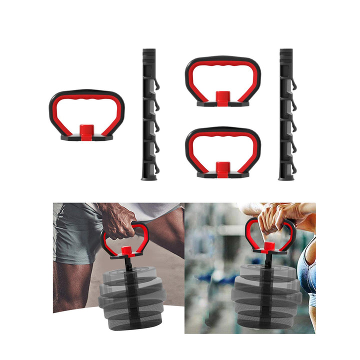 Premium Kettlebell Handle Grip – Adjustable Dumbbell Bar for Sports Training, Push-ups, Squats, and Full Body Workouts – Portable, Lightweight Gym Accessory for Men & Women