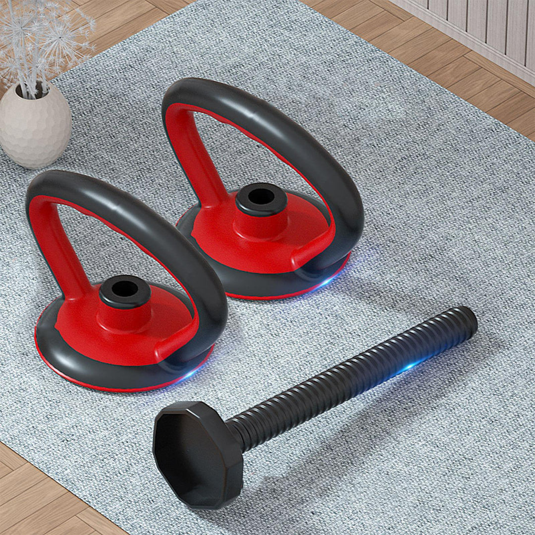 Premium Kettlebell Handle Grip – Adjustable Dumbbell Bar for Sports Training, Push-ups, Squats, and Full Body Workouts – Portable, Lightweight Gym Accessory for Men & Women