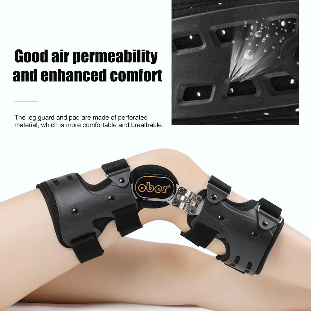 Premium Knee Brace for ACL/MCL/PCL Injuries, Ligament Support & Sports Recovery, Hinged ROM Orthopedic Orthosis for Men & Women