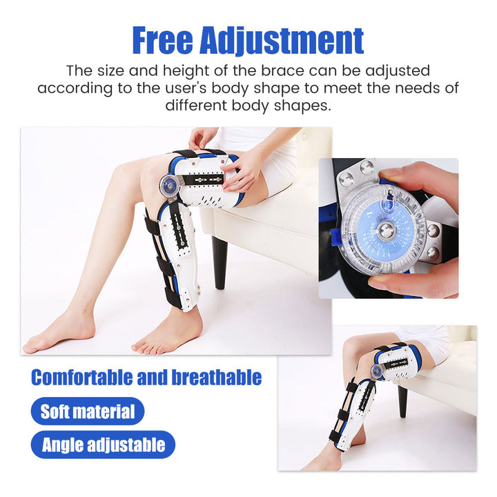 Premium Knee Brace for ACL/MCL/PCL Injuries, Ligament Support & Sports Recovery, Hinged ROM Orthopedic Orthosis for Men & Women