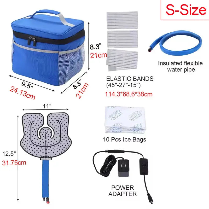 Premium Knee Cold Therapy Machine – Ice Circulation Compression System with Cryotherapy Cuff