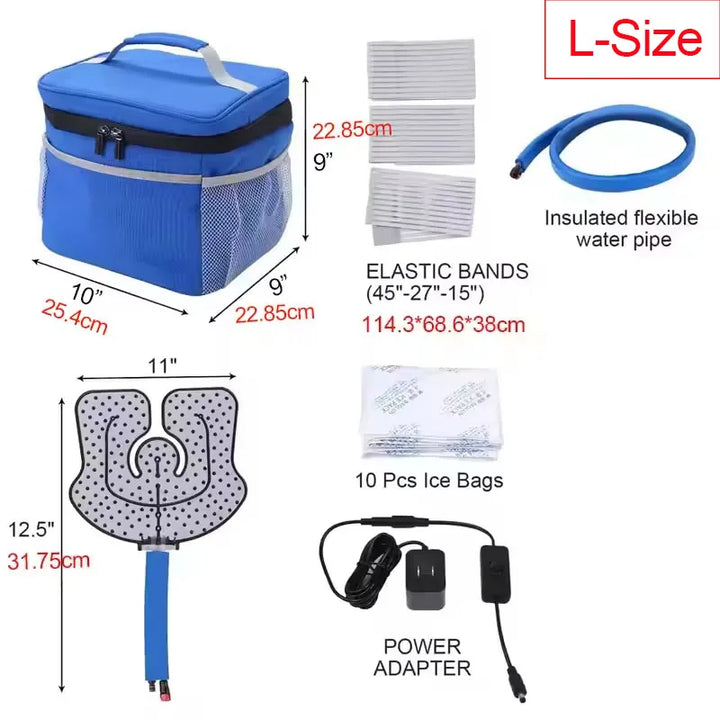 Premium Knee Cold Therapy Machine – Ice Circulation Compression System with Cryotherapy Cuff