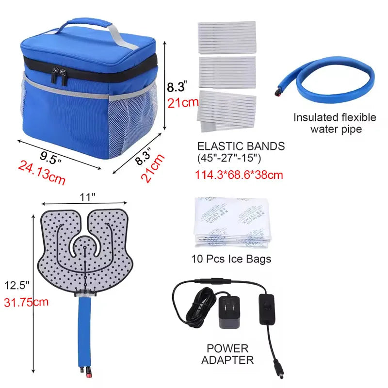Premium Knee Cold Therapy Machine – Ice Circulation Compression System with Cryotherapy Cuff