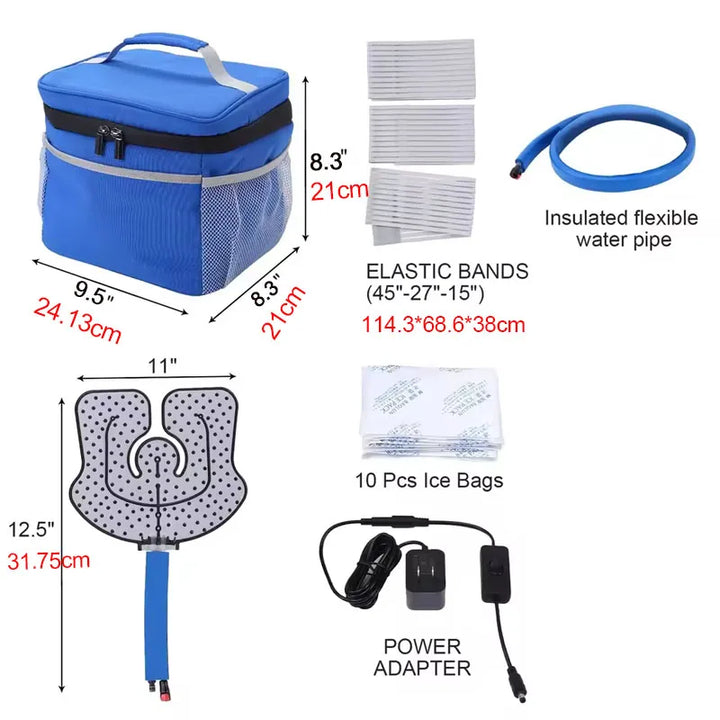 Premium Knee Cold Therapy Machine – Ice Circulation Compression System with Cryotherapy Cuff