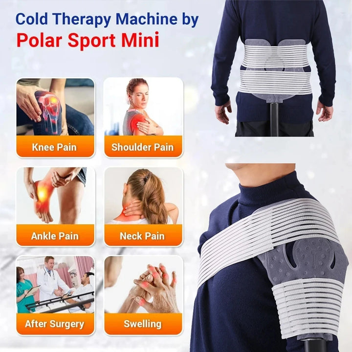 Premium Knee Cold Therapy Machine – Ice Circulation Compression System with Cryotherapy Cuff