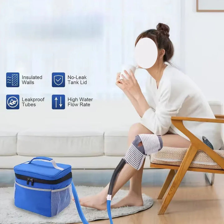 Premium Knee Cold Therapy Machine – Ice Circulation Compression System with Cryotherapy Cuff