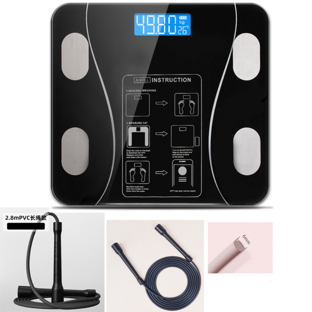 Premium LED Body Composition Scale – Accurate Digital Bathroom Scale with Body Fat Analysis, Bluetooth Connectivity, Health Tracking for Smart Home