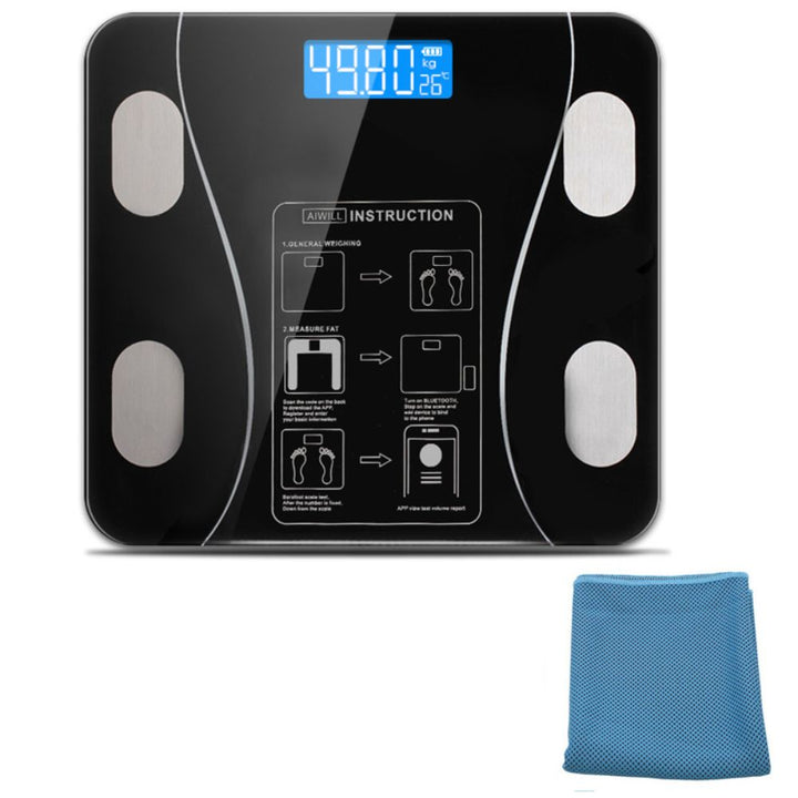 Premium LED Body Composition Scale – Accurate Digital Bathroom Scale with Body Fat Analysis, Bluetooth Connectivity, Health Tracking for Smart Home