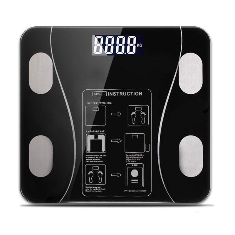 Premium LED Body Composition Scale – Accurate Digital Bathroom Scale with Body Fat Analysis, Bluetooth Connectivity, Health Tracking for Smart Home